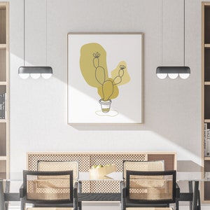 Kaktus druckbare Poster - Wandkunst - Boho druckbare Poster - Esszimmer - Wand-Dekor - Küche Poster - Boho Grafik - Boho Poster