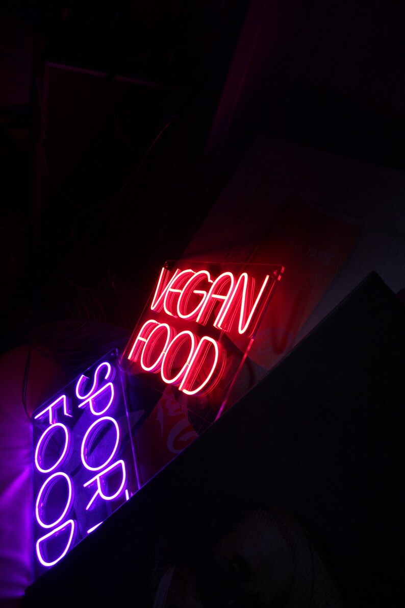 Neon Led Word Signs Custom Neon Wall Sign - Word Neon Sign Logo - Personalized Username ...