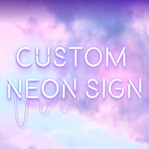 Custom Neon Wall Sign - Word Neon Sign Logo - Personalized Username Decor Led Sign