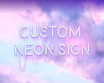 Benutzerdefinierte Neon-Wand-Zeichen - Wort Neon-Zeichen-Logo - personalisiertes Benutzername-Dekor-Led-Zeichen