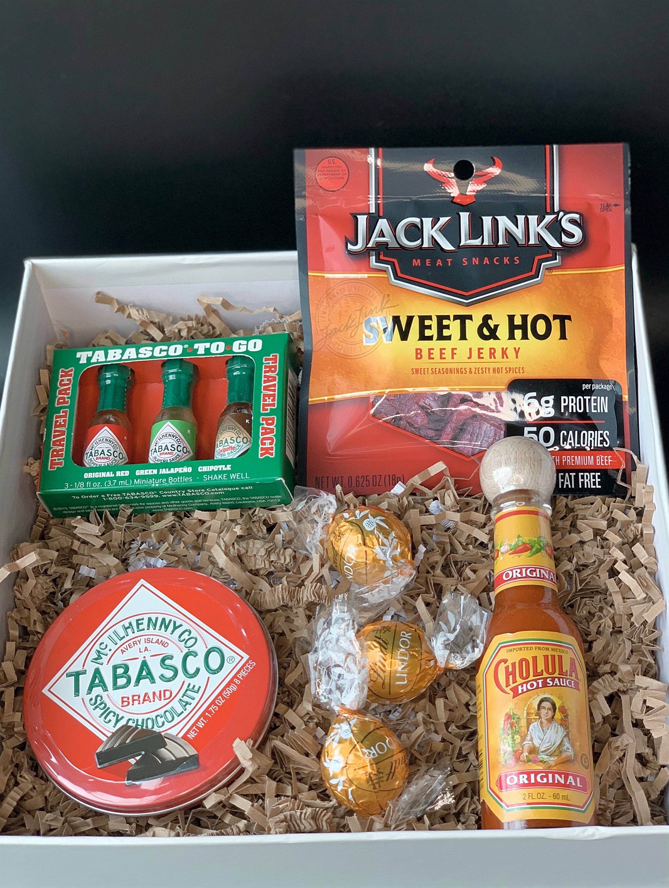 Hot Sauce Gift Box Tabasco brand gifts and chocolates Etsy