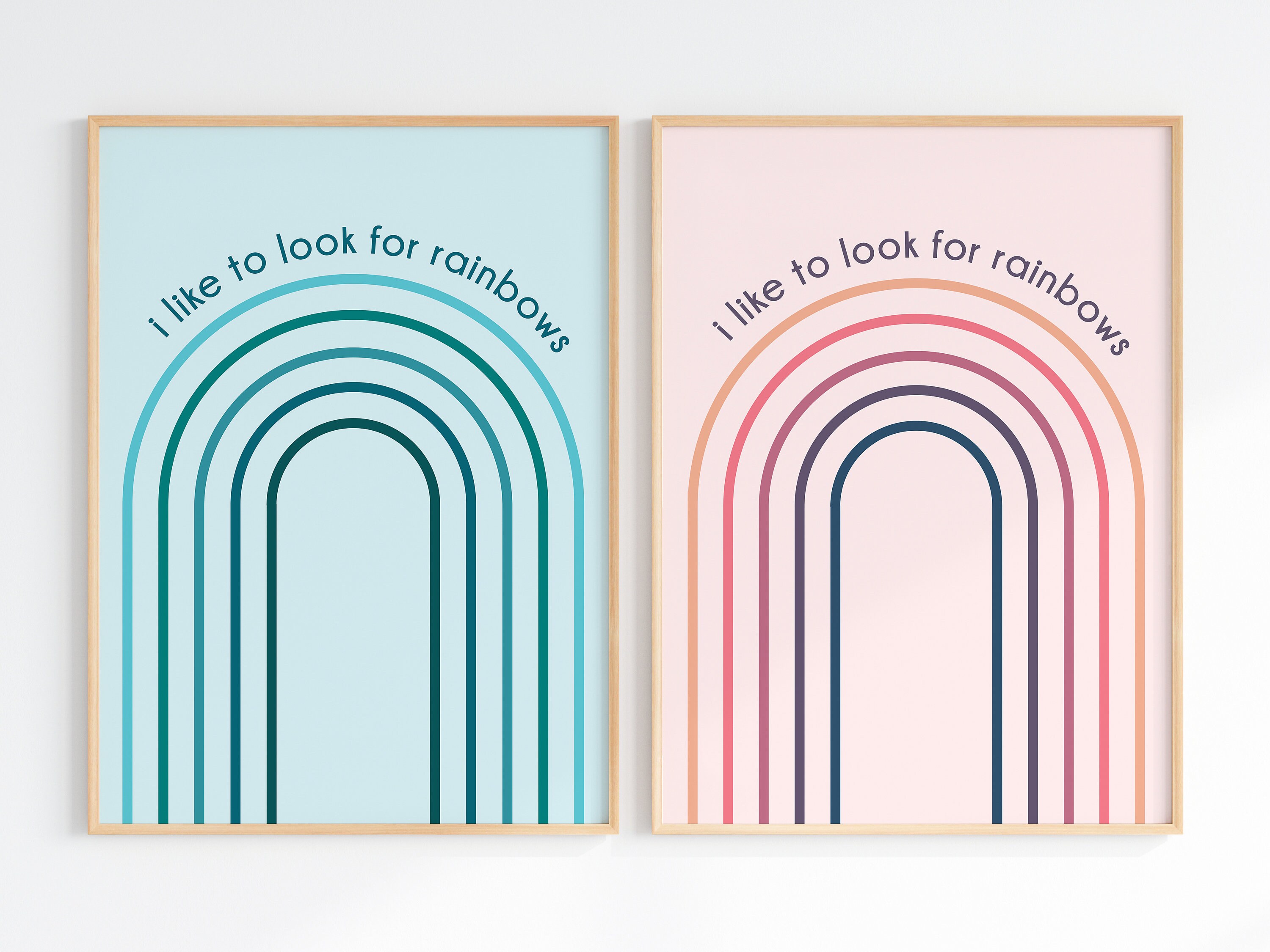 LDS I like to look for Rainbows Print Digital | Etsy