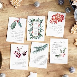 LDS Christmas Bundle | 12 Prints | Ministering Bundle | 12 Days of Christmas Prints | 5x7 and 8x10 Size Included | DIGITAL DOWNLOAD