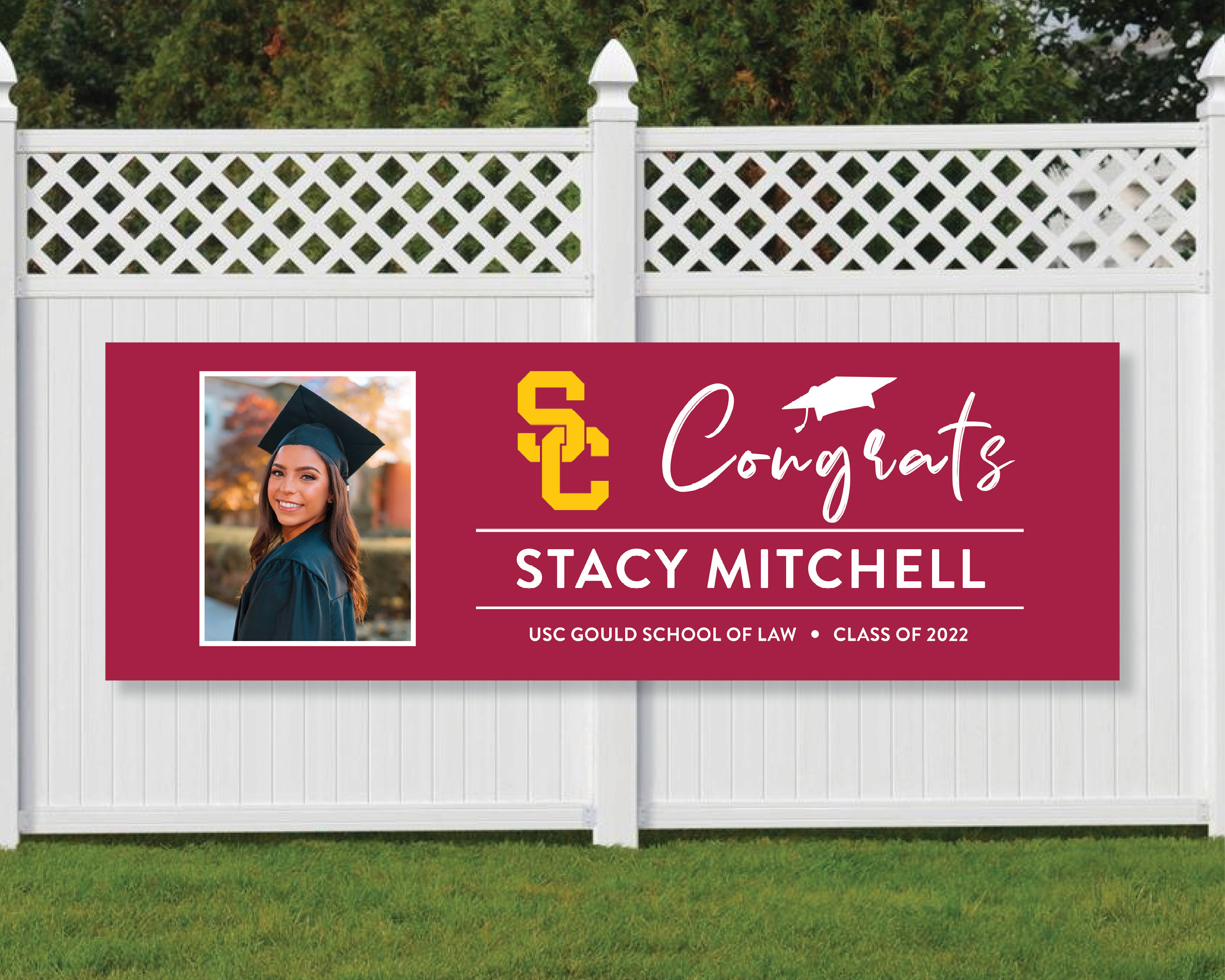 Custom Graduation Photo Banner: Waterproof Vinyl, Personalized Sign - Etsy