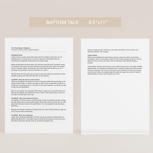 LDS Three Bears of Baptism Printable Bundle | Blue and Pink | 8 Unique ...