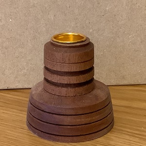 Wooden candle holder