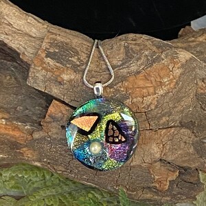 Dichroic Glass Pendant image 2