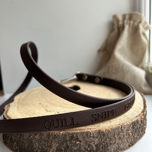 Brown Waterproof Lanyard | Personalised | Badge Holder |