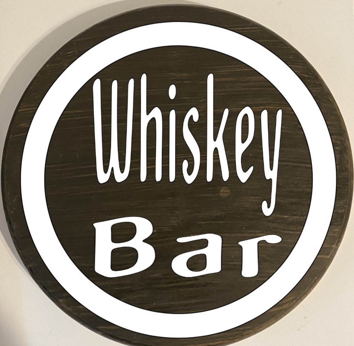 Wood Basement Bar Signs Etsy