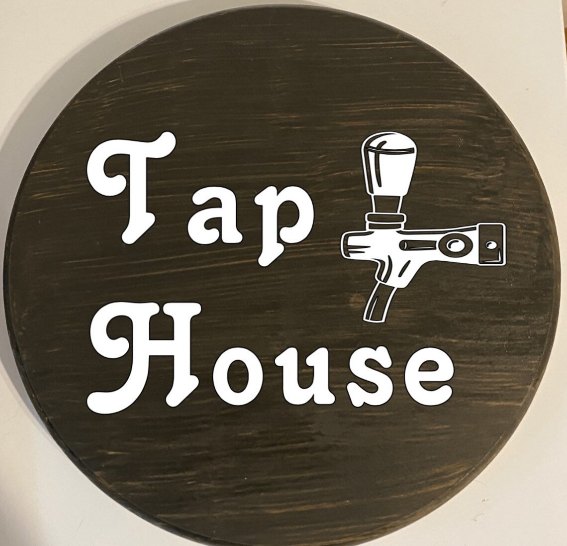 Wood Basement Bar Signs Etsy