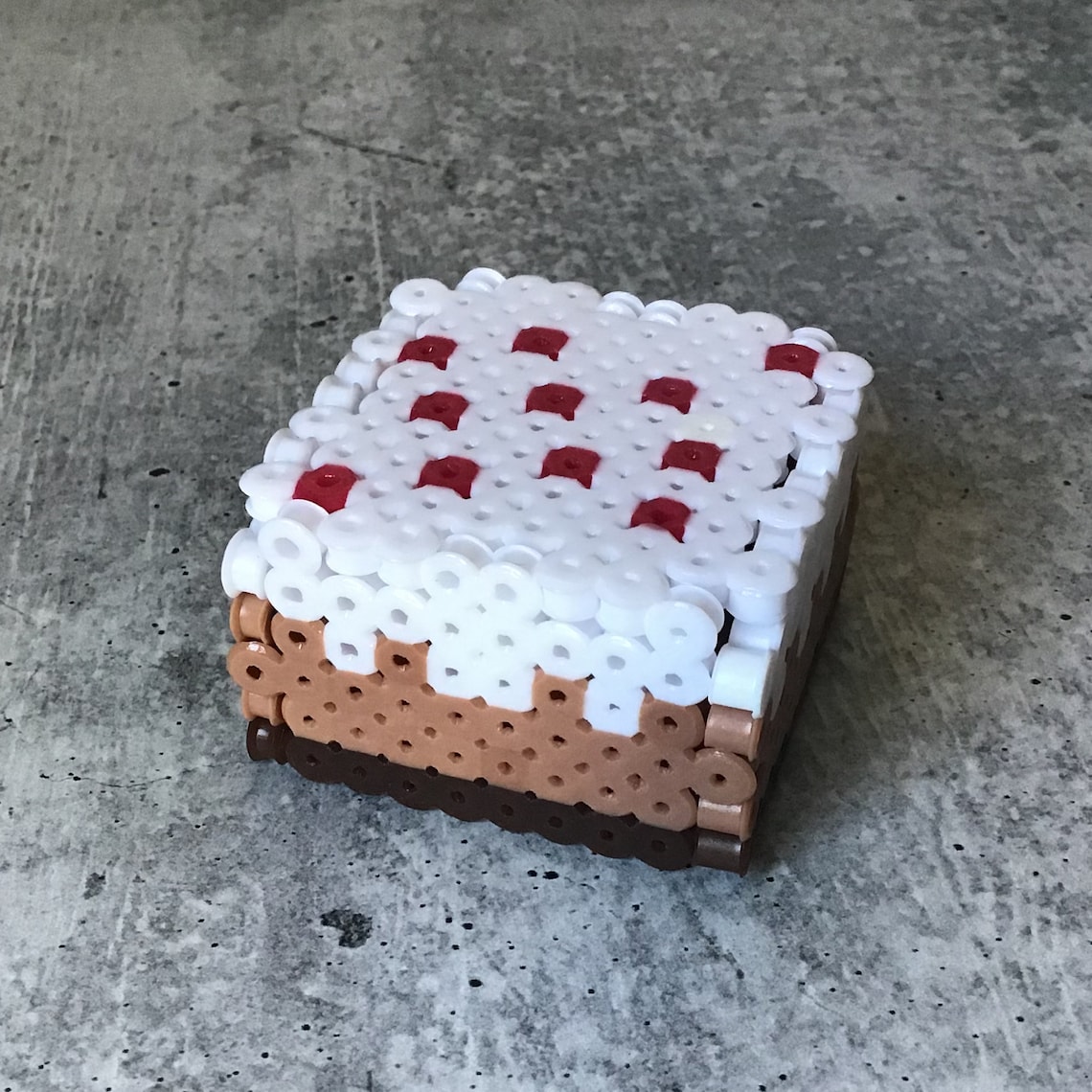 Perler Bead Minecraft Cake Etsy
