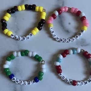 SBI Beaded Bracelets, Dream SMP Bracelets