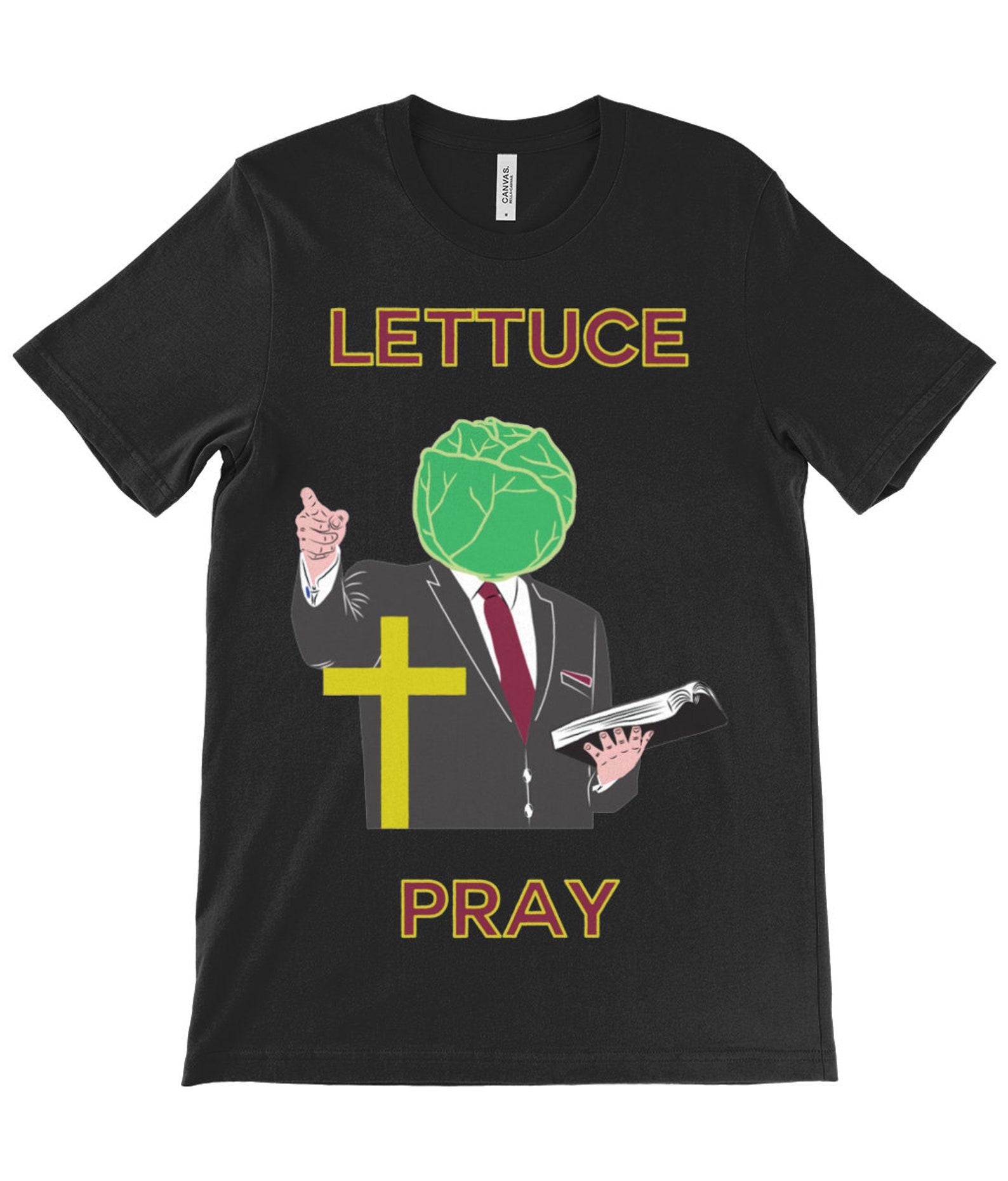 Funny Religious Lettuce Pray Vegetable Pun Christian Joke Gift Etsy