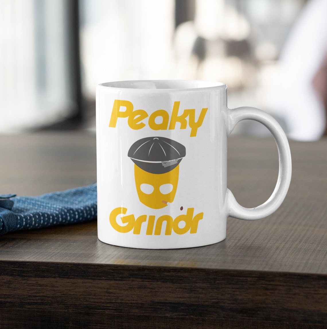 Funny Grindr Logo Peaky Blinders Hat LGBT Pun 11oz / 15oz Gay Etsy UK