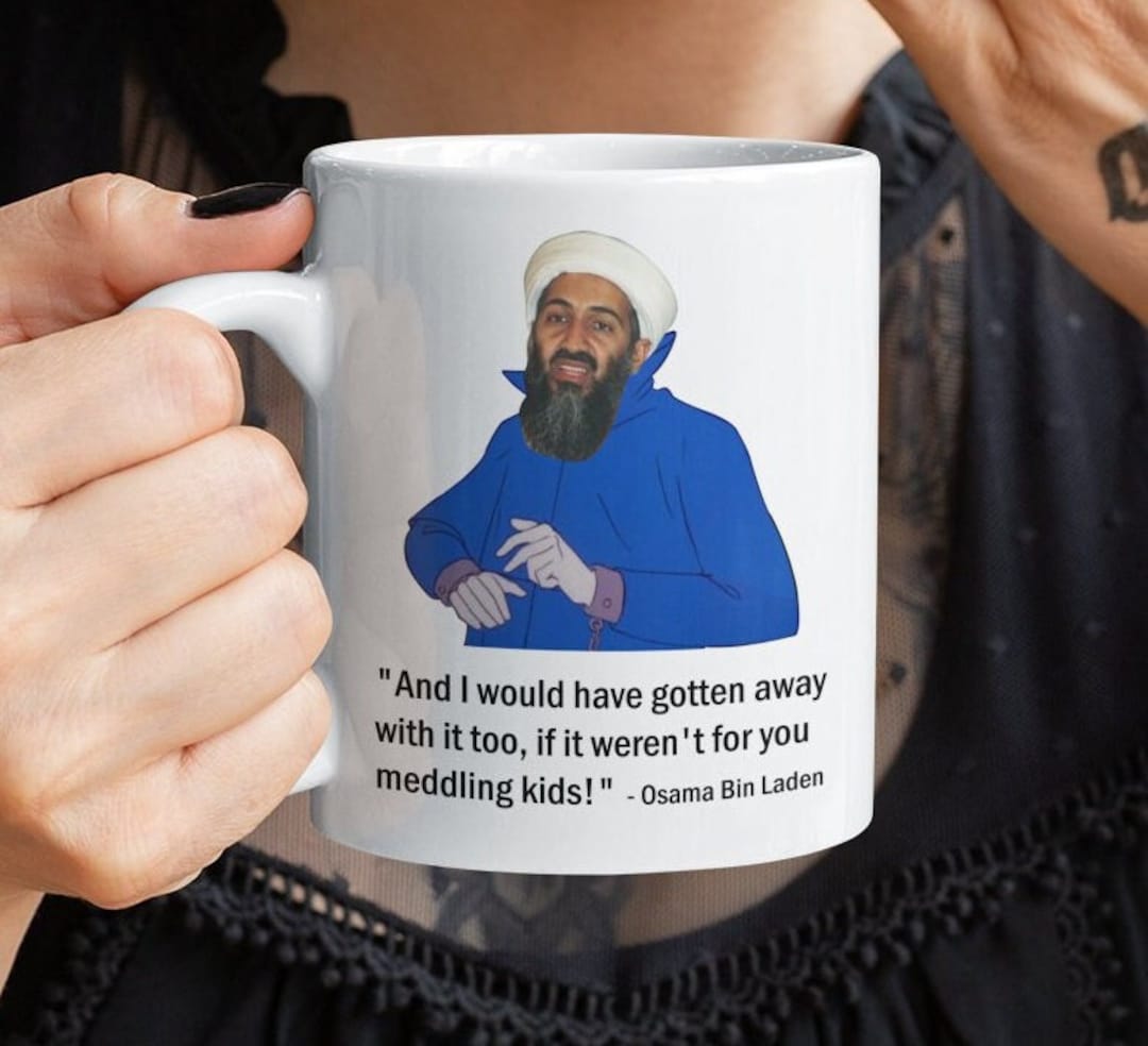 Lustiger Osama Bin Laden Zitat Becher berühmter 80er Jahre Etsy.de