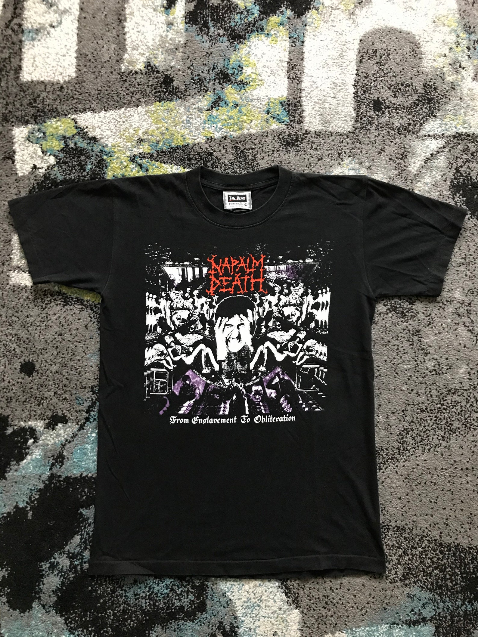 napalm death from enslavement to obliteration shirt