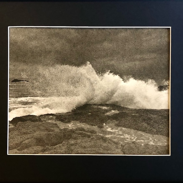 Roar of the Pacific: Original Fine Art Lith Print auf Silbergelatin