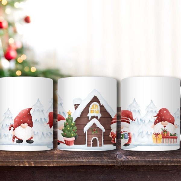 No Peeling, Wichtel-Weihnachtstasse, Weihnachtstasse, 15 Unzen große Tasse, Wintertasse, Noel, Weihnachtsgeschenk, Kaffeetasse, Kakaotasse, Tasse für heiße Schokolade