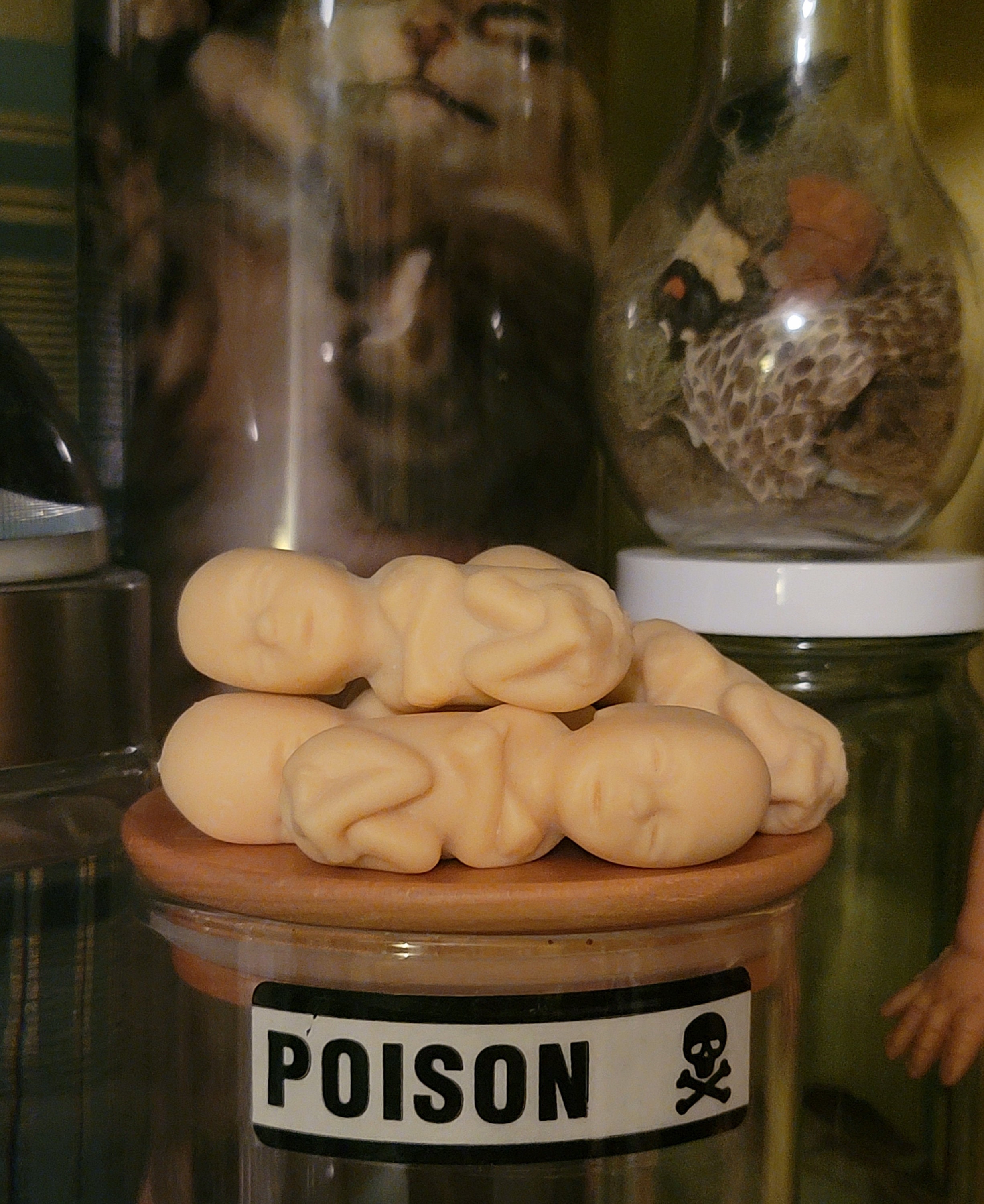 Rubber Fetus - Pale OR Brown Skin Options • Oddity, Toy, Fertility Use, Etc!