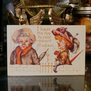 Cartes postales antiques/vintage inutilisées - Salutations amusantes et originales