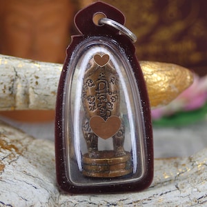 Liebe Amulett / Paladkik / Heiliger Buddhismus Talisman / Charm Lingam / Sammlerstück Heiliges Amulett / Palatkik Heiliger Anhänger / Kleines Buddha Amulett