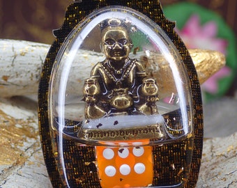 Kuman Thong Holy Thai amulet Love Charm Buddhism Talisman / Guman golden Boy / Small Buddha amulet Collecitble