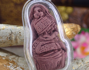 Nang Kwak Amulet / Lady Nang Buddha Amulet / Blessed Goddess Mae Nang Takhian Kaewthong / Charm