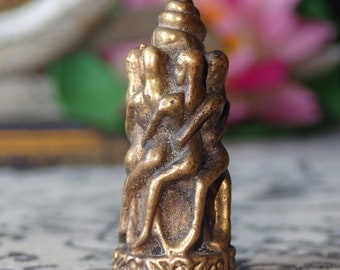 Paladkik Love amulet / Holy Buddhism Talisman / Charm Lingam / Collectible Holy Amulet / Buddha / Lady E-pher / Palatkik statue