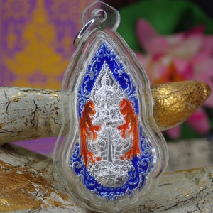 Tao Wessuwan Holy Thai Amulet / Giant Tao Talisman Pendant Buddhism / Thao Wessuwan / Guardian / Phra Rahu Demon