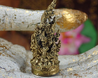 Naga Magic Snake / Holy Thai amulet / Naga Dragon Buddhism Talisman / Naga Statue  / Collectible Charm