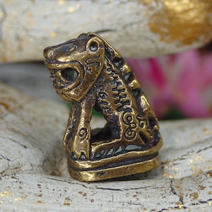 Tiger Statue / Small Buddha Amulet / Buddhism Talisman / Pendant / Tiger Charm  Amulet Collectible