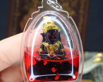 Phra Ngang amulet / Ngang Red Eyes / Love Charm Buddhism Talisman / Small Buddha amulet / Holy Pendant