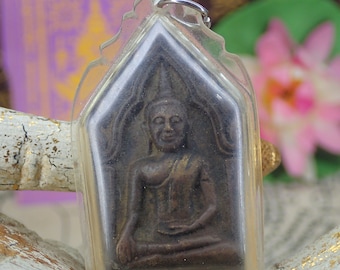 Amulette thaïlandaise de Phra Khun Paen / Talisman du saint bouddhisme / Pendentif de collection / Charm rare / String Guman / Ai Kai
