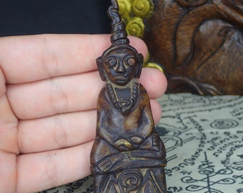 Phra Ngang Statue / Holy Thai amulet / Rare Collectible Buddhism Talisman / Phra Chai Ngang