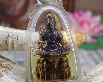 Hell God Holy Thai amulet / Hong Prai Skull Buddhism Talisman Charm / Small Buddha Amulet / Collectible Pendant
