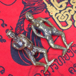 Phra Khun Paen Love Amulet / Lady E-pher Holy Buddhism Talisman / Paladkik Charm Amulet / Collectible Set