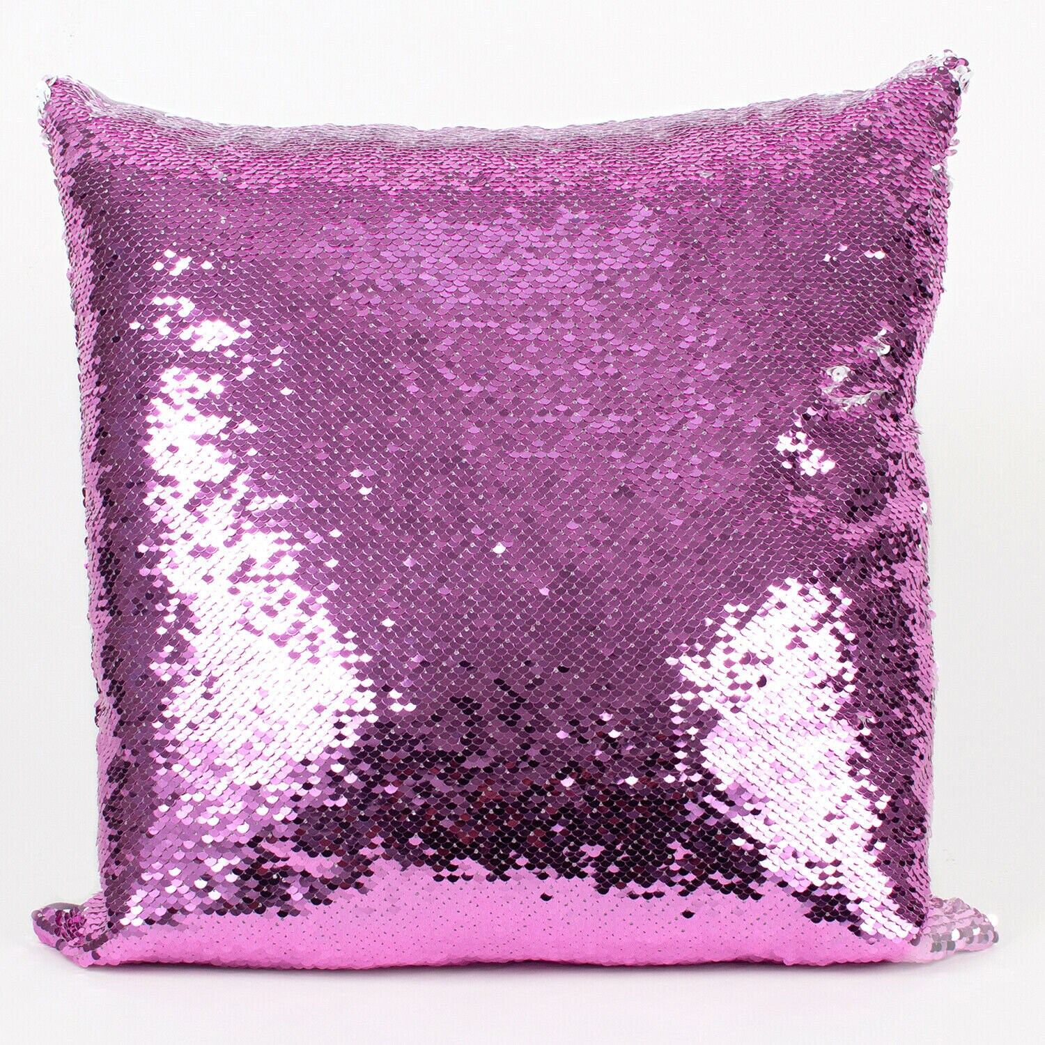 Custom Reveal Sequin Cushion Cover Metallic Pink and White Etsy