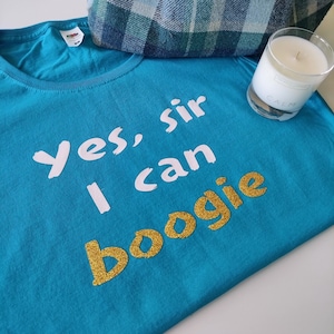 Yes Sir, I Can Boogie Schotland voetbal-T-shirt met grafische print