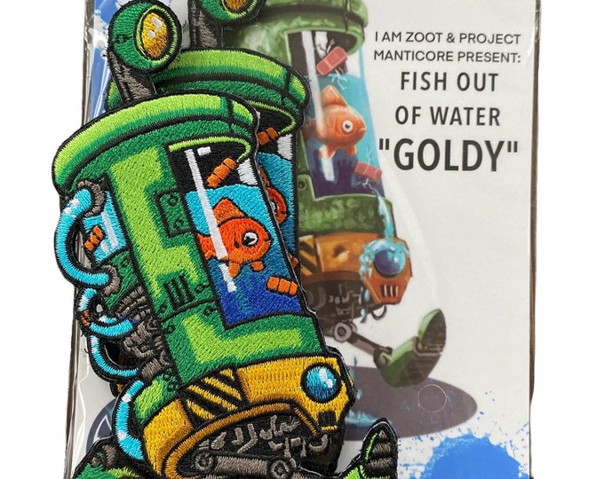 Goldy - Embroidered Patch