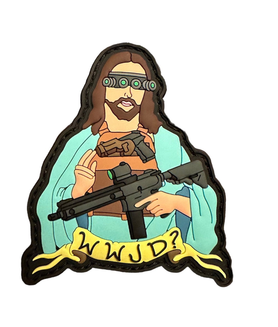 WWJD PVC Patch - Etsy