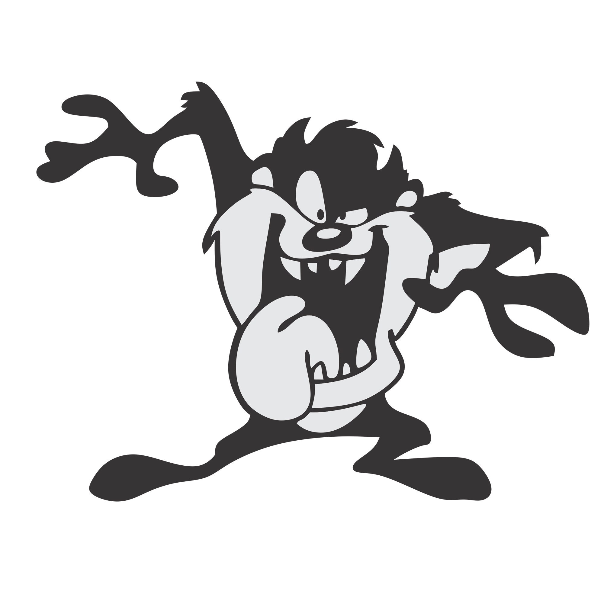 Tasmanian Devil SVG, Taz SVG, Cartoon Svg, Sticker, Cut Files, Cricut
