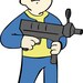 Vault Boy - 6 Items. Svg, Dxf, 3ds, Png. Among Us for Printing, Laser ...