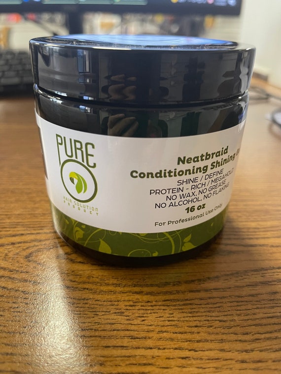 Pure O Natural Neatbraid conditioning Shining Gel 16 OZ