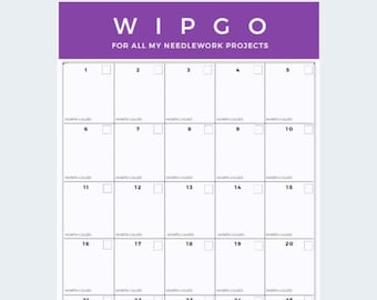 WIPGO Planner (Lavender) | PDF Download