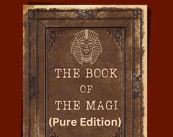 The Book of the Magi: witchcraft book, witchy, occult, talisman, kabbalah, grimoire, antique witch, alchemy, spirits, grimoire, 312 pages