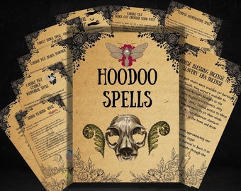 Best Hoodoo Spells, Rare witchy spell book, Book of shadows, waite, Wicca hoodoo magic Spells, Grimoire, Occult, Pagan, witch starter kit