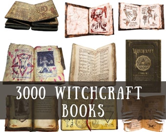 3000 Grandes Libros de Brujería, Waite, libros de Wicca, rituales, brujería para principiantes, libros de magia oculta, Crowley, Chumbley, libro de hechizos en PDF