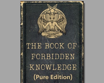 36 pages of Forbidden knowledge Book, vintage witchcraft ebook, charms, diviation, talismans, signs, sigil, omen, occultism