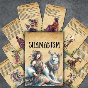 Shamanismus Witchcraft Grimoire Seiten, Buch der Schatten, Schamanen Rituale, Schamanen Grimoire, Witchy, Naturmagie, BOS Seiten