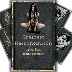 Greatest Necronomicon books Bundle, Witchcraft, Witchy, Spells, Rituals, spirits, Dead, summoning, Occult Ebook image 2